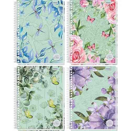 CADERNO 10X1 GREEN VIBES